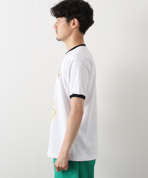 niche.(ニッチ)の「【niche.USA / ニッチ】Potted Ringer-TILL/YELLOW(Tシャツ/カットソー・メンズ・ネイビー・MEDIUM/LARGE)」の13枚目の写真