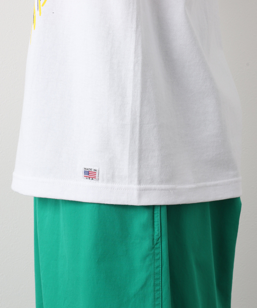 niche.(ニッチ)の「【niche.USA / ニッチ】Potted Ringer-TILL/YELLOW(Tシャツ/カットソー・メンズ・ネイビー・MEDIUM/LARGE)」の6枚目の写真