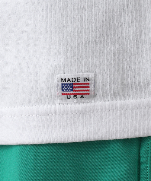 niche.(ニッチ)の「【niche.USA / ニッチ】Potted Ringer-TILL/YELLOW(Tシャツ/カットソー・メンズ・ネイビー・MEDIUM/LARGE)」の5枚目の写真