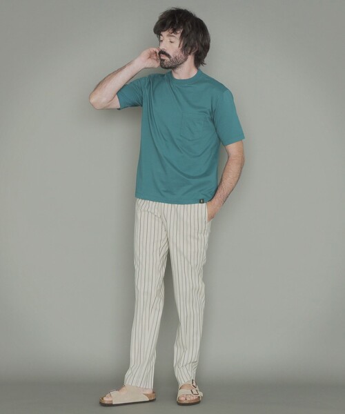 MACKINTOSH LONDON(マッキントッシュ ロンドン)の「4者混リラックスパンツ(その他パンツ・メンズ・ダークネイビー/ホワイト系その他・42/38/40)」の3枚目の写真