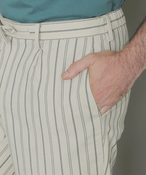 MACKINTOSH LONDON(マッキントッシュ ロンドン)の「4者混リラックスパンツ(その他パンツ・メンズ・ダークネイビー/ホワイト系その他・42/38/40)」の8枚目の写真