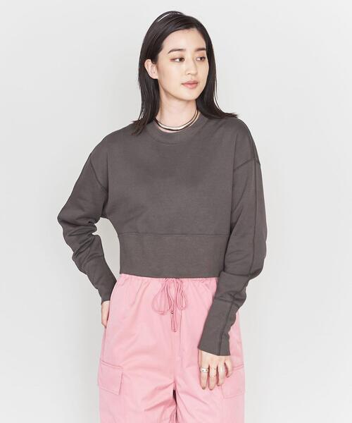 ＜ASTRAET＞ウラケ クルーネック プルオーバースウェット