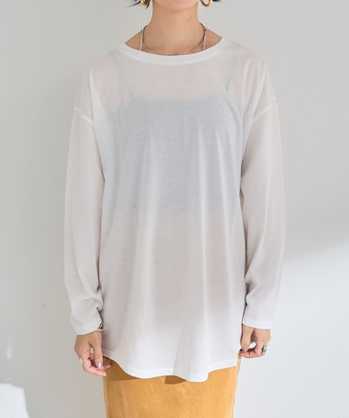 SHENERY（シーナリー）の「シルケットカットソー（Tシャツ/カットソー・レディース・オフホワイト・FREE）」の17枚目の写真