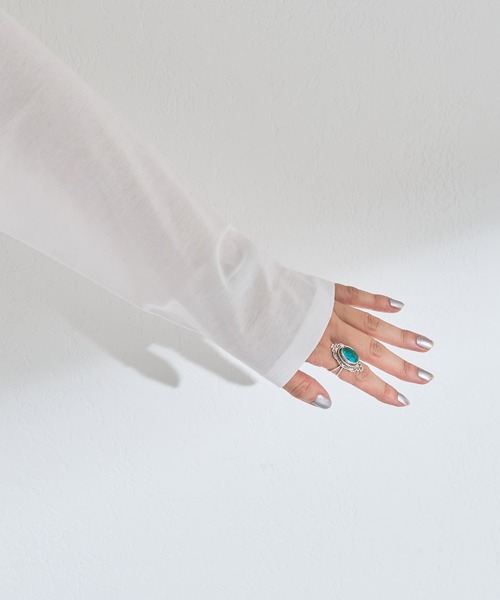 SHENERY（シーナリー）の「シルケットカットソー（Tシャツ/カットソー・レディース・オフホワイト・FREE）」の13枚目の写真