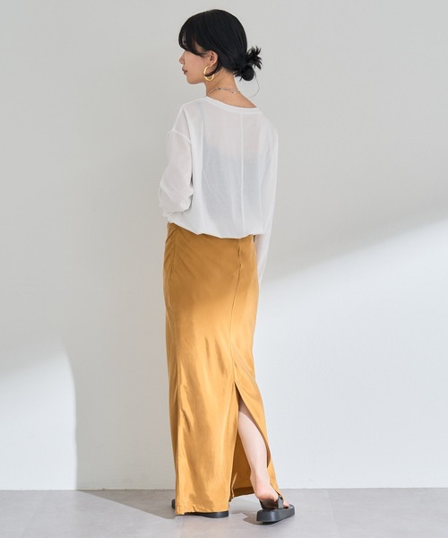 SHENERY（シーナリー）の「シルケットカットソー（Tシャツ/カットソー・レディース・オフホワイト・FREE）」の12枚目の写真