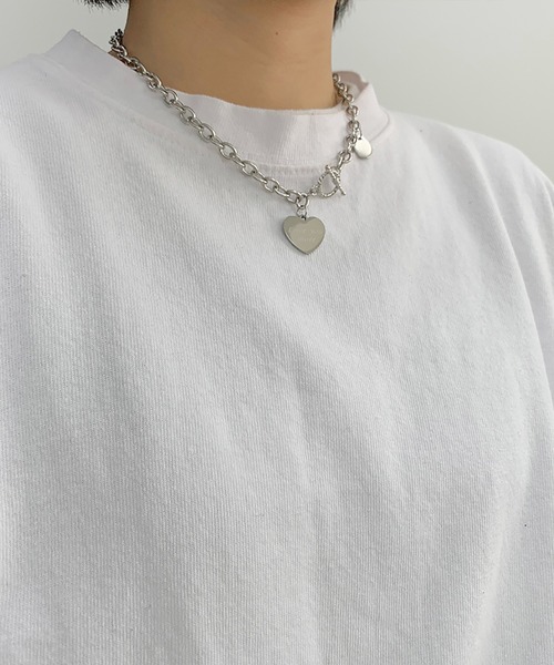 ハートチェーンネックレス（ネックレス）｜cream creme（クリーム