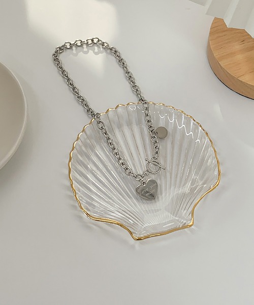 ハートチェーンネックレス（ネックレス）｜cream creme（クリーム