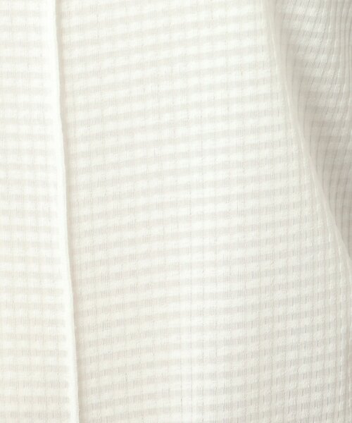 DRESKIP（ドレスキップ）の「◆レイヤードスタイルに シアーチェック ハイネックトップス（Tシャツ/カットソー・レディース・オフホワイト/ライトグレー/ブラック・03/02）」の10枚目の写真