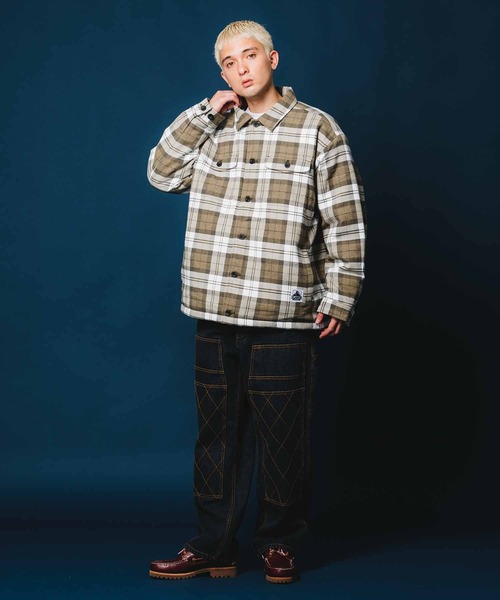 XLARGE（エクストララージ）の「QUILTED CHECK SHIRT JACKET（ブルゾン