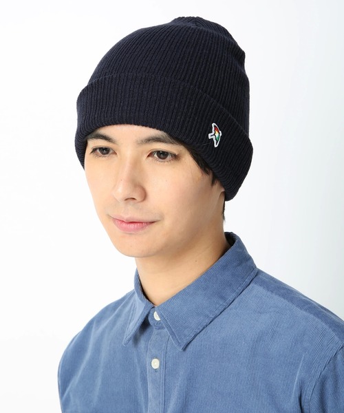 Arnold Palmer（アーノルドパーマー）の「クラカーボ リブ編み シェア ニットキャップ（ニットキャップ/ビーニー・レディース・ブラック/グレー/オフホワイト/ワインレッド/ネイビー・F）」の5枚目の写真