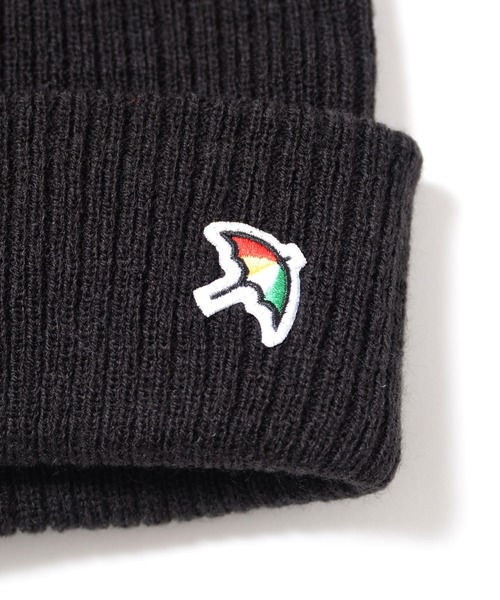 Arnold Palmer（アーノルドパーマー）の「クラカーボ リブ編み シェア ニットキャップ（ニットキャップ/ビーニー・レディース・ブラック/グレー/オフホワイト/ワインレッド/ネイビー・F）」の8枚目の写真