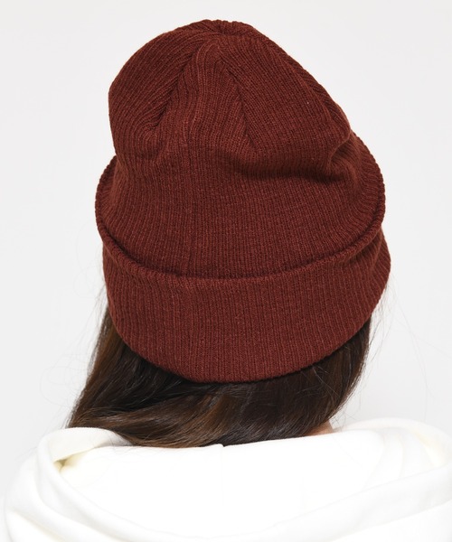 Arnold Palmer（アーノルドパーマー）の「クラカーボ リブ編み シェア ニットキャップ（ニットキャップ/ビーニー・レディース・ブラック/グレー/オフホワイト/ワインレッド/ネイビー・F）」の17枚目の写真