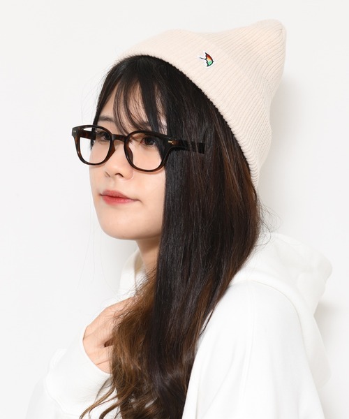 Arnold Palmer（アーノルドパーマー）の「クラカーボ リブ編み シェア ニットキャップ（ニットキャップ/ビーニー・レディース・ブラック/グレー/オフホワイト/ワインレッド/ネイビー・F）」の18枚目の写真