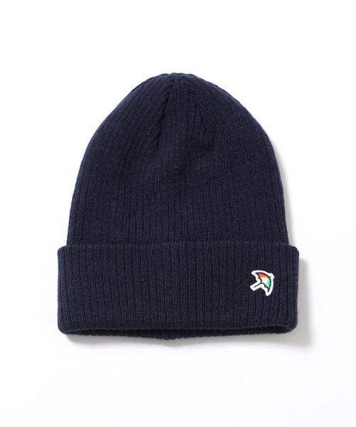 Arnold Palmer（アーノルドパーマー）の「クラカーボ リブ編み シェア ニットキャップ（ニットキャップ/ビーニー・レディース・ブラック/グレー/オフホワイト/ワインレッド/ネイビー・F）」の13枚目の写真