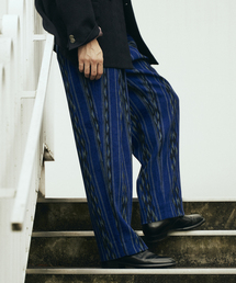 EDIFICE LA BOUCLE | 【LA BOUCLE / ラブークル】1タック イージーパンツ（パターンブッチャー）(その他パンツ)