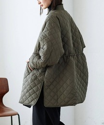 LIAN | ドロスト付きキルティングMA-1コート(ブルゾン)