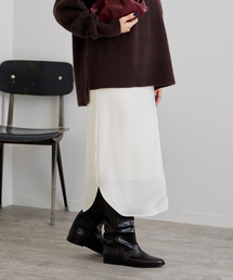 FRAMeWORK | ラウンドヘムサテンスカート(スカート)