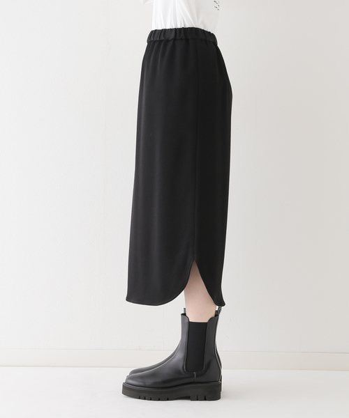 FRAMeWORK（フレームワーク）の「ラウンドヘムサテンスカート（スカート・レディース・ホワイト/ブラック・38/36）」の14枚目の写真