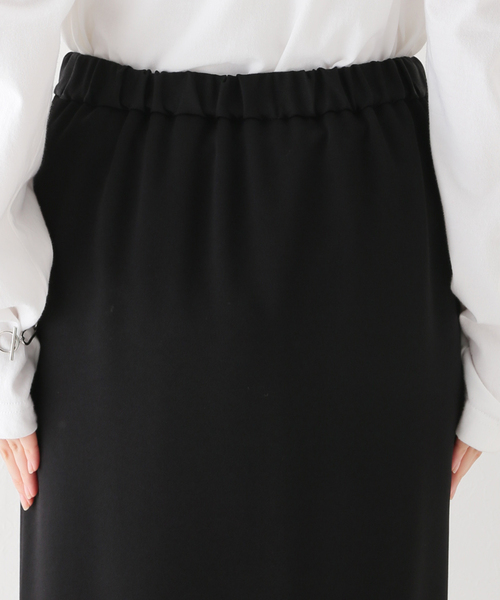 FRAMeWORK（フレームワーク）の「ラウンドヘムサテンスカート（スカート・レディース・ホワイト/ブラック・38/36）」の8枚目の写真