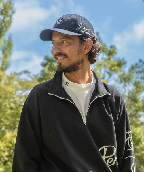 penguin BY MUNSINGWEAR（ペンギン バイ マンシングウェア）の「ZOZO CHAMPIONSHIP EXCLUSIVE Comfort half zip Message sweat shirt（スウェット・メンズ・ブラック・LARGE/MEDIUM/SMALL/X-LARGE）」の4枚目の写真