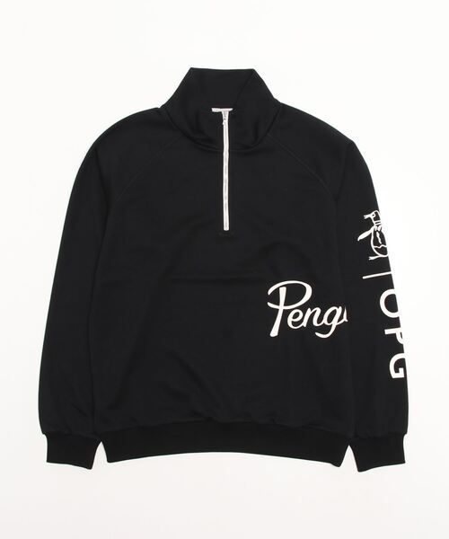 penguin BY MUNSINGWEAR（ペンギン バイ マンシングウェア）の「ZOZO CHAMPIONSHIP EXCLUSIVE Comfort half zip Message sweat shirt（スウェット・メンズ・ブラック・LARGE/MEDIUM/SMALL/X-LARGE）」の7枚目の写真