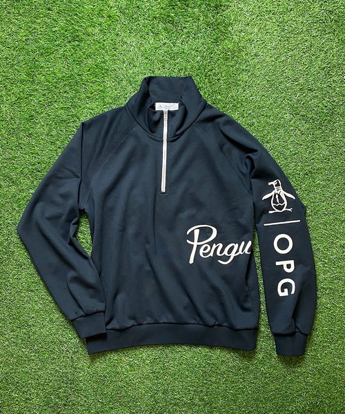 penguin BY MUNSINGWEAR（ペンギン バイ マンシングウェア）の「ZOZO CHAMPIONSHIP EXCLUSIVE Comfort half zip Message sweat shirt（スウェット・メンズ・ブラック・LARGE/MEDIUM/SMALL/X-LARGE）」の10枚目の写真