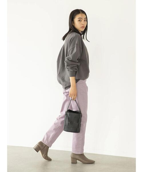 koe(コエ)の「ヴィンテージライクジェンダーレス裏起毛トレーナー(スウェット・レディース・ブルー/カーキ/アイボリー/チャコールグレー・L/S/M)」の22枚目の写真