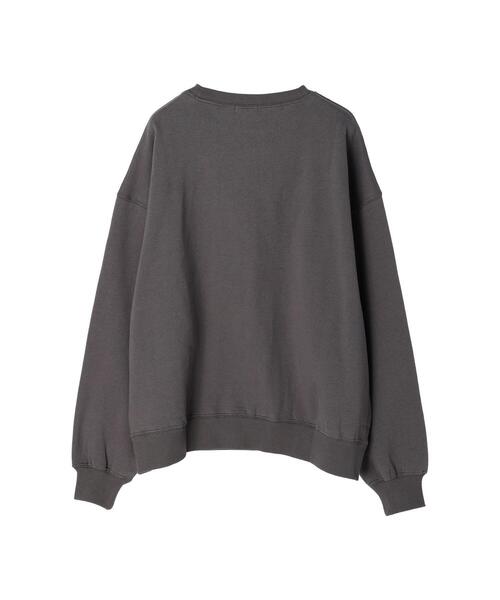 koe(コエ)の「ヴィンテージライクジェンダーレス裏起毛トレーナー(スウェット・レディース・ブルー/カーキ/アイボリー/チャコールグレー・L/S/M)」の17枚目の写真