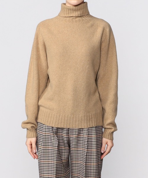 Morris & Sons(モリスアンドサンズ)の「MORRIS & SONS | ジーロンラム タートルネックニット WOMEN(ニット/セーター・レディース・オートミール/ブラック/ネイビー/レッド/グレイッシュベージュ/ベージュ・00/0)」の17枚目の写真