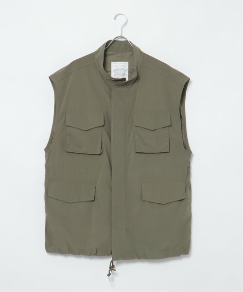VENCEEXCHANGE(ヴァンスエクスチェンジ)の「M65 ハイネックミリタリーベスト(ベスト・レディース・オリーブ/ブラック・FREE)」の4枚目の写真