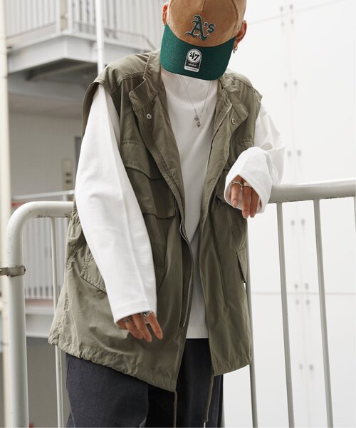 VENCEEXCHANGE(ヴァンスエクスチェンジ)の「M65 ハイネックミリタリーベスト(ベスト・レディース・オリーブ/ブラック・FREE)」の18枚目の写真