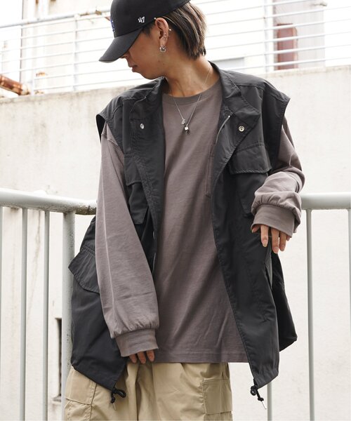 VENCEEXCHANGE(ヴァンスエクスチェンジ)の「M65 ハイネックミリタリーベスト(ベスト・レディース・オリーブ/ブラック・FREE)」の19枚目の写真