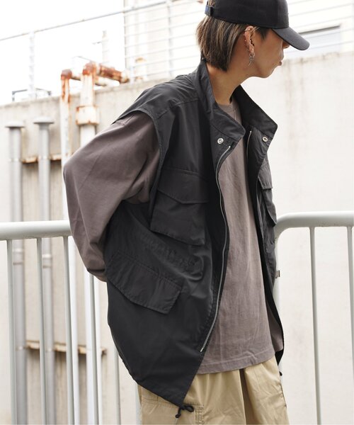 VENCEEXCHANGE(ヴァンスエクスチェンジ)の「M65 ハイネックミリタリーベスト(ベスト・レディース・オリーブ/ブラック・FREE)」の21枚目の写真