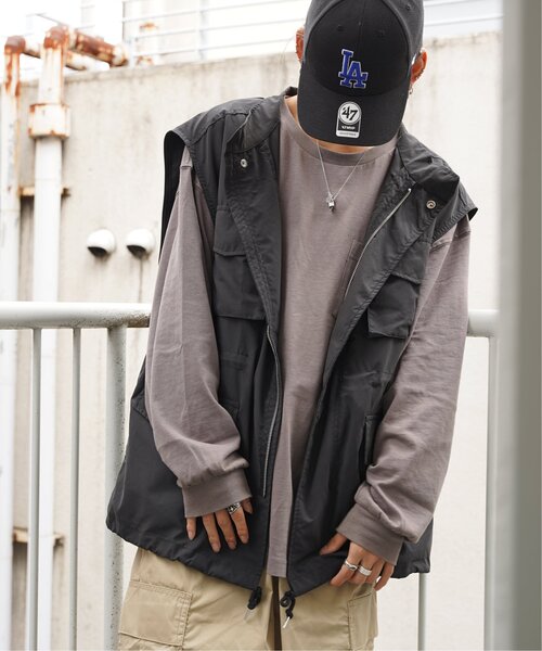 VENCEEXCHANGE(ヴァンスエクスチェンジ)の「M65 ハイネックミリタリーベスト(ベスト・レディース・オリーブ/ブラック・FREE)」の22枚目の写真