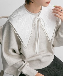 KBF | エンブロイダリースカラップ付け襟(その他小物)