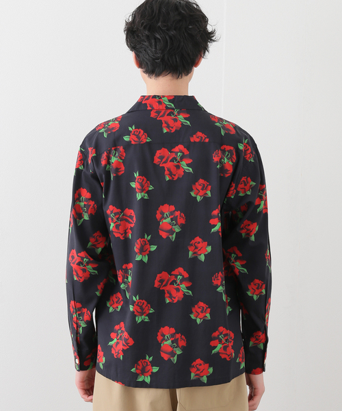 BEDWIN（ベドウィン）の「【BEDWIN / ベドウィン】 L/S OPEN COLLAR ALOHA SHIRT/1675（シャツ/ブラウス・メンズ・チャコールグレー/ブラック/サックスブルー・2/3）」の8枚目の写真