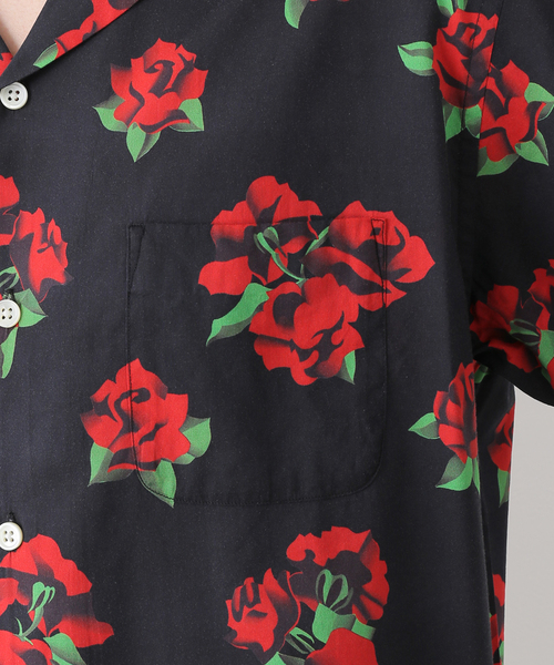BEDWIN（ベドウィン）の「【BEDWIN / ベドウィン】 L/S OPEN COLLAR ALOHA SHIRT/1675（シャツ/ブラウス・メンズ・チャコールグレー/ブラック/サックスブルー・2/3）」の16枚目の写真
