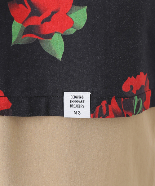 BEDWIN（ベドウィン）の「【BEDWIN / ベドウィン】 L/S OPEN COLLAR ALOHA SHIRT/1675（シャツ/ブラウス・メンズ・チャコールグレー/ブラック/サックスブルー・2/3）」の19枚目の写真
