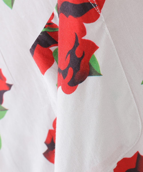 BEDWIN（ベドウィン）の「【BEDWIN / ベドウィン】 L/S OPEN COLLAR ALOHA SHIRT/1675（シャツ/ブラウス・メンズ・チャコールグレー/ブラック/サックスブルー・2/3）」の17枚目の写真