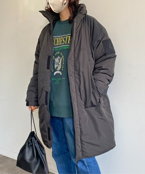 CPCM（シーピーシーエム）の「モンスターパーカー（モッズコート・レディース・ブラック/チャコールグレー/ベージュ・FREE）」の2枚目の写真