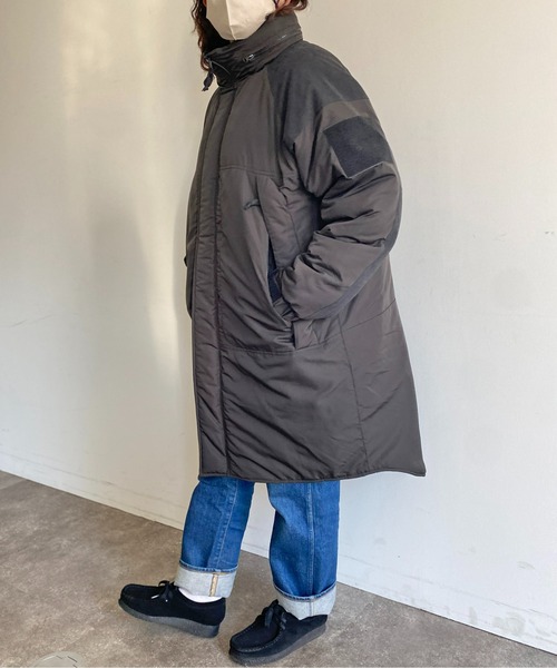CPCM（シーピーシーエム）の「モンスターパーカー（モッズコート・レディース・ブラック/チャコールグレー/ベージュ・FREE）」の9枚目の写真