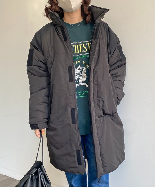CPCM（シーピーシーエム）の「モンスターパーカー（モッズコート・レディース・ブラック/チャコールグレー/ベージュ・FREE）」の4枚目の写真