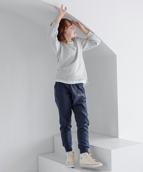 GLOBAL WORK（グローバルワーク）の「スゴラクあったかリブパンツ/295081（その他パンツ・キッズ・ブラック/ネイビー/ライトグレー・130cm/120cm/150cm/140cm/160cm/100cm/110cm）」の4枚目の写真