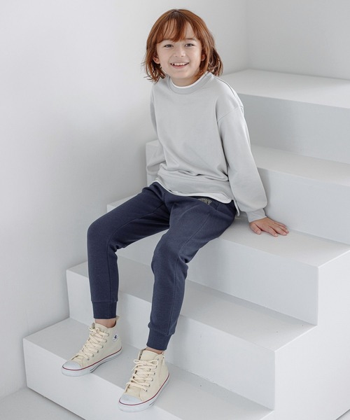 GLOBAL WORK（グローバルワーク）の「スゴラクあったかリブパンツ/295081（その他パンツ・キッズ・ブラック/ネイビー/ライトグレー・130cm/120cm/150cm/140cm/160cm/100cm/110cm）」の7枚目の写真