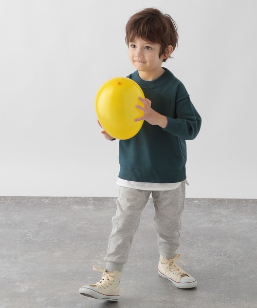 GLOBAL WORK（グローバルワーク）の「スゴラクあったかリブパンツ/295081（その他パンツ・キッズ・ブラック/ネイビー/ライトグレー・130cm/120cm/150cm/140cm/160cm/100cm/110cm）」の13枚目の写真