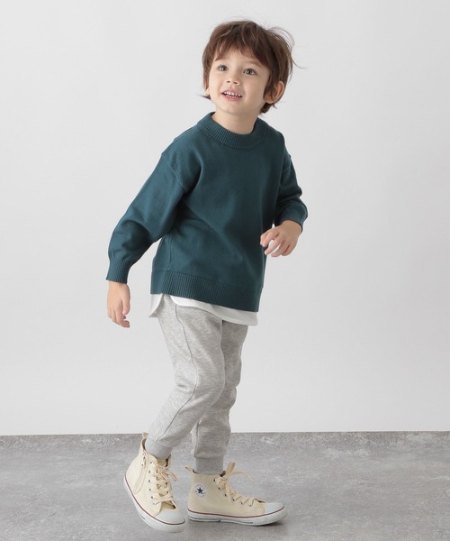 GLOBAL WORK（グローバルワーク）の「スゴラクあったかリブパンツ/295081（その他パンツ・キッズ・ブラック/ネイビー/ライトグレー・130cm/120cm/150cm/140cm/160cm/100cm/110cm）」の14枚目の写真