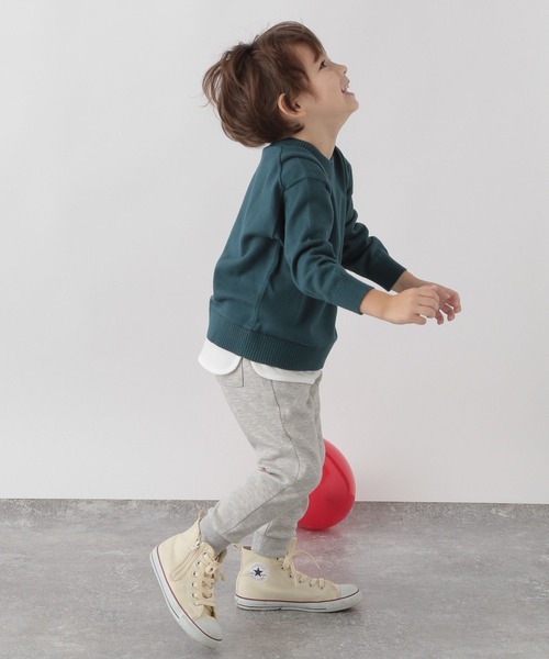 GLOBAL WORK（グローバルワーク）の「スゴラクあったかリブパンツ/295081（その他パンツ・キッズ・ブラック/ネイビー/ライトグレー・130cm/120cm/150cm/140cm/160cm/100cm/110cm）」の15枚目の写真