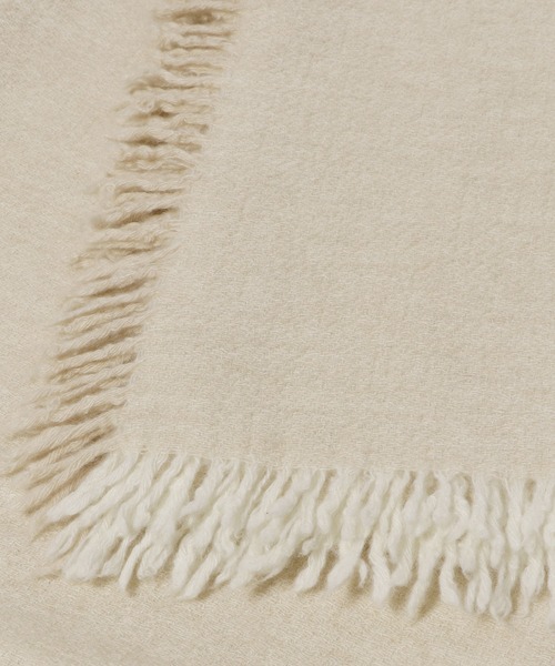 ESTNATION / フリンジカシミヤストール