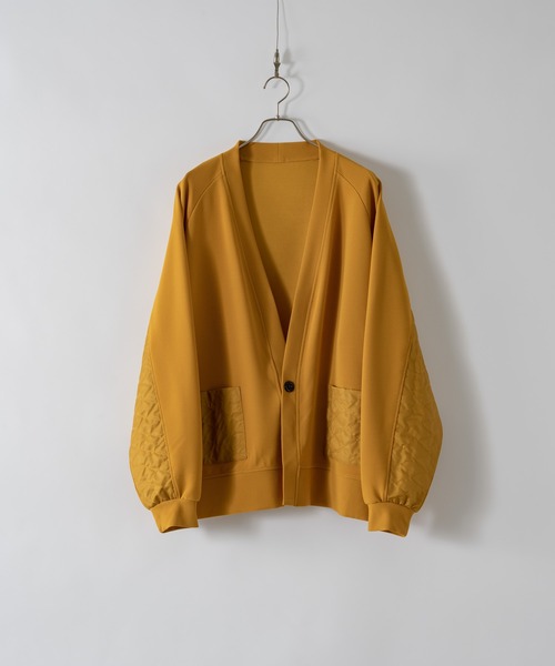 DOOPZ（ドープス）の「キルトポケットカーディガン（カーディガン/ボレロ・メンズ・ライトグレー/マスタード/ブラック・SMALL/MEDIUM/LARGE）」の3枚目の写真