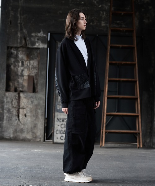 DOOPZ（ドープス）の「キルトポケットカーディガン（カーディガン/ボレロ・メンズ・ライトグレー/マスタード/ブラック・SMALL/MEDIUM/LARGE）」の5枚目の写真